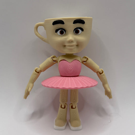 Bailarina Capuchina Impreso en 3D