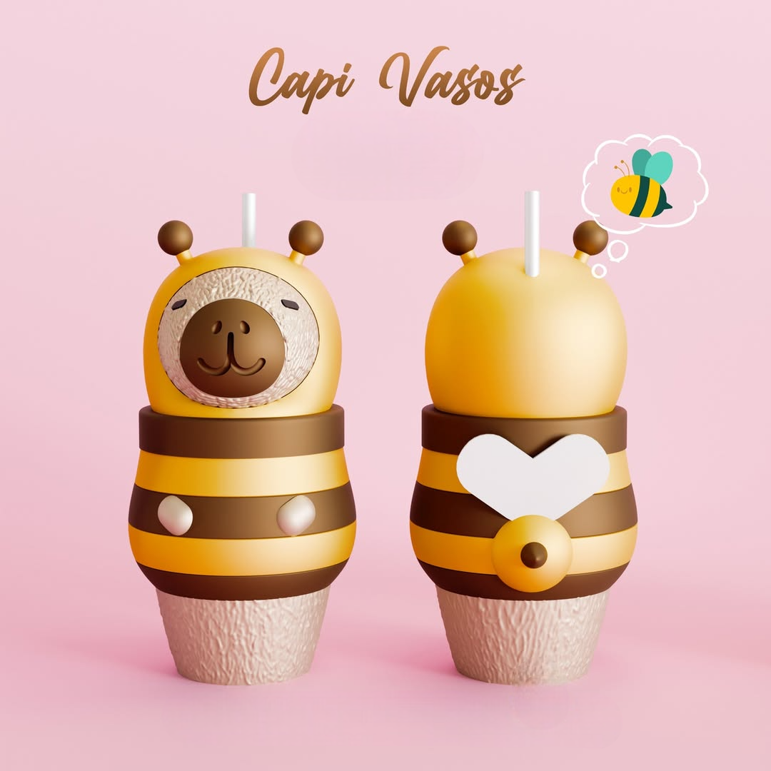 VASOS CAPIBARA 300ML Impreso en 3D