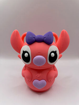 Alcancía Angel de Stitch Impreso en 3D