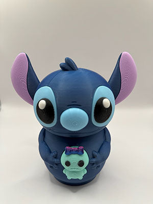 Alcancía Stitch Impreso en 3D