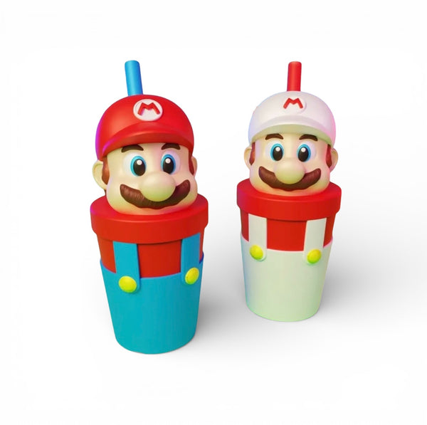 🌟 Vaso Mario (rojo / blanco) – Edición especial (Mario Galaxy)