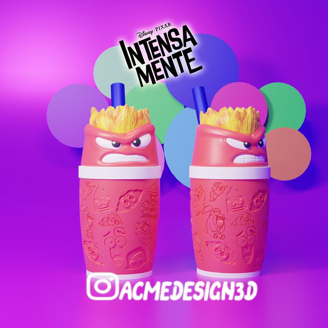 VASOS INTENSAMENTE 2 300ML Impreso en 3D