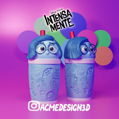 VASOS INTENSAMENTE 2 300ML Impreso en 3D