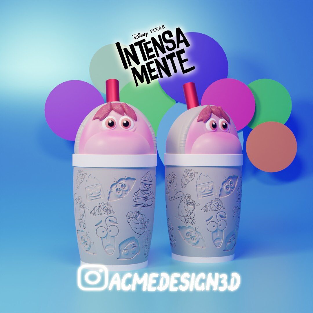 VASOS INTENSAMENTE 2 300ML Impreso en 3D